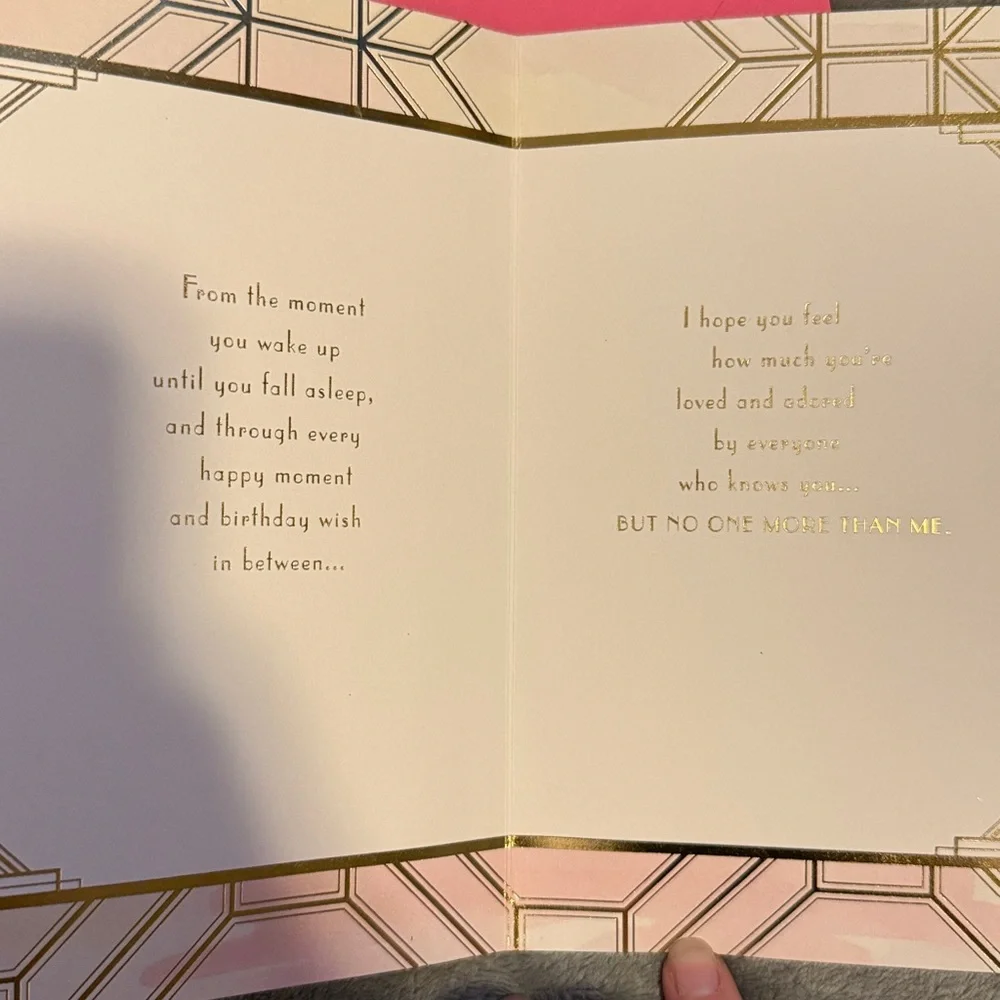 🌻 Bundle of 2 Hallmark Happy Birthday To My Wife Cards